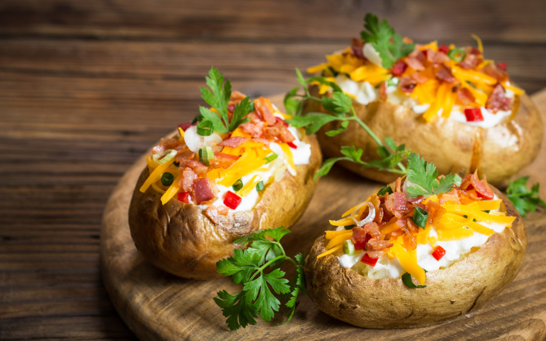 Homestyle Loaded Baked Potatoes in 3 Steps